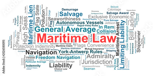 Foto Maritime Law Word Cloud