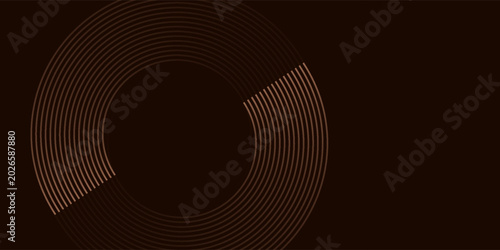 Canvastavla Abstract navy blue background with a large central inset circle and subtle drop shadow