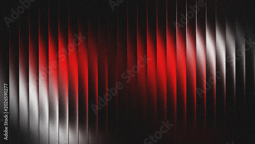 Foto glass effect red gradient background on black background with evenly distributed
