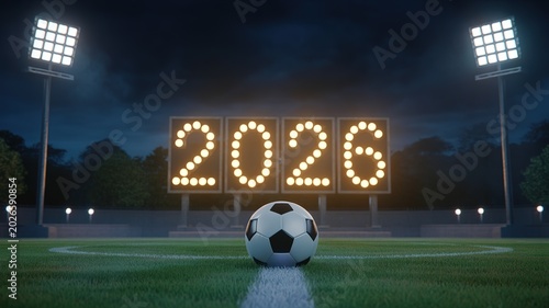 Dynamic Retro Style Football World Cup Themed Graphics with Bold Red Blue Color Palette Ideal for Sports Event Promotions Social Media Banners and Fan Merchandise Designs