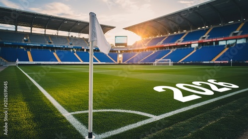 Vibrant Hand Drawn Football World Cup Themed Graphics with Bold Red Blue Accents Ideal for Sports Event Promotions Social Media Banners and Fan Merchandise Designs
