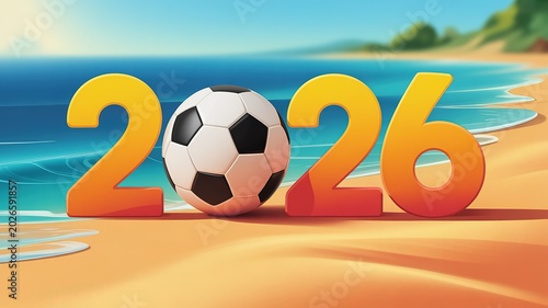 Dynamic Neon Lit Football World Cup Themed Goal Net with Bold Blue and Yellow Accents Ideal for Sports Bar Decor Event Backdrops and Digital Marketing Campaigns