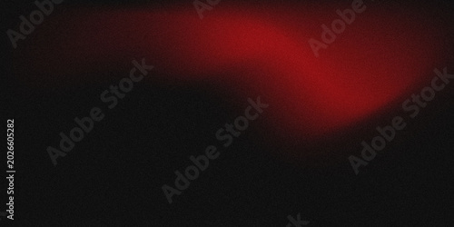 Abstract dark black background with glowing red neon light wave gradient blur effect, futuristic mystery texture and cinematic backdrop design