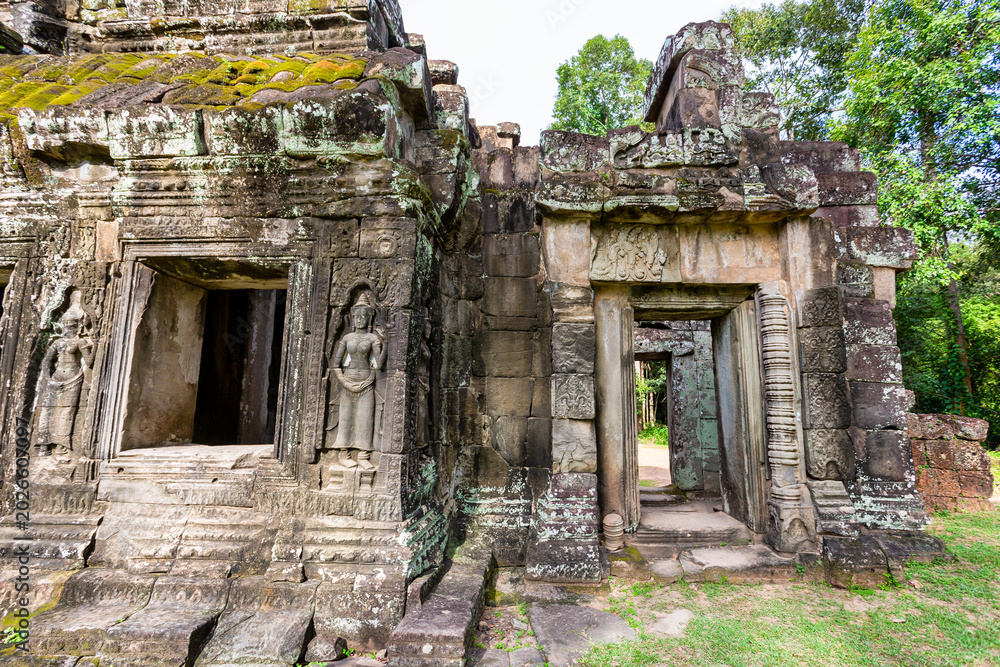 Naklejka premium Ta Prohm Temple at Angkor, Cambodia