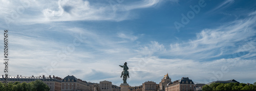panoramique entrée château de versailles