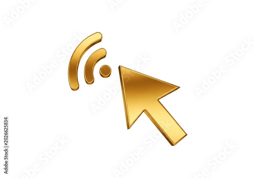 Orange 3d RSS feed icon and internet news symbol on a white background