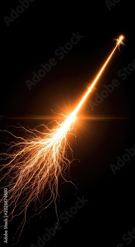 An intense, brilliant cosmic burst of radiant light energy streaming through the darkness, representing raw power and volatile solar activity ,cosmic ,electric ,volatile