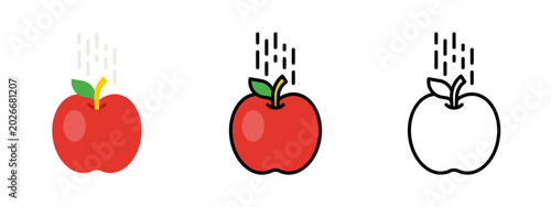 Cuadro en lienzo Professional university physics newton gravity science education icon