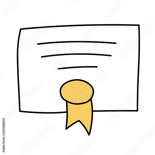 Bild auf Leinwand Ideal for creating custom certificates for academic or professional recognition