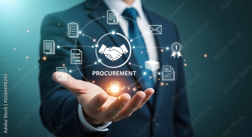Obraz premium Streamlining business operations through efficient procurement processes