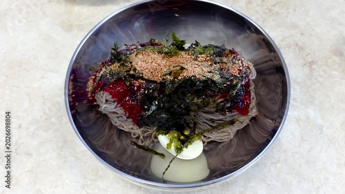 한국,음식,막국수,곱배기,국수,메밀막국수,Korean food, makguksu, gopbaegi, guksu, buckwheat noodles