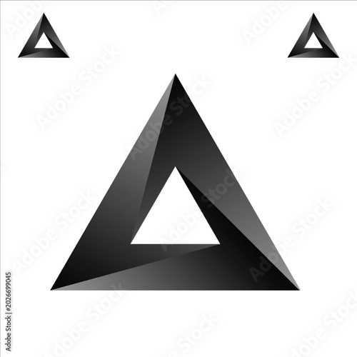 abstract triangle background