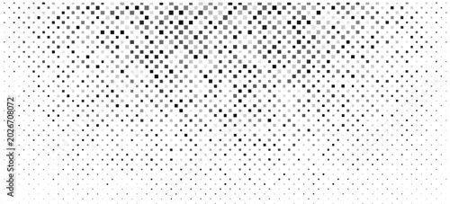 Konstfotografi Basic halftone dots effect in black and white color