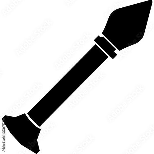Quadro su tela Simple Weapon Icon
