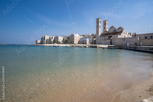 Fotografie The Molfetta Town view in Puglia Region of Italy
