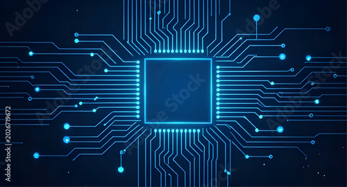 Φωτογραφία processor, cpu, microchip, technology, circuit, motherboard, digital, electronic
