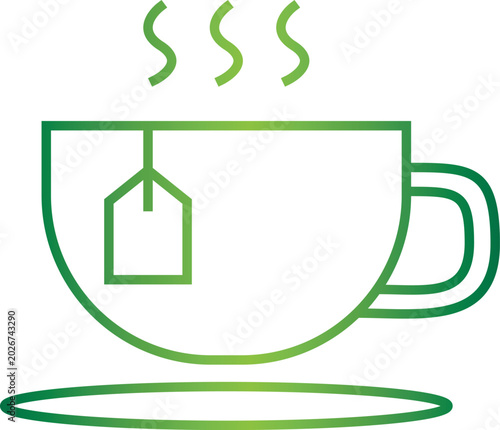 A cup of tea, Tea and Coffee cup, restaurant and cafe cup, Tea Cup Icon