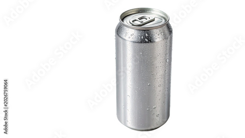 Tableau sur toile A standard empty aluminum beverage soda can container mockup standing vertically