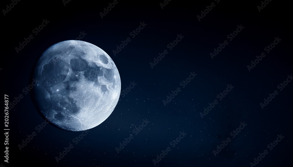 Obraz premium Moon In The Night