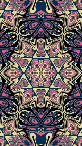 digital art in the form of a kaleidoscope