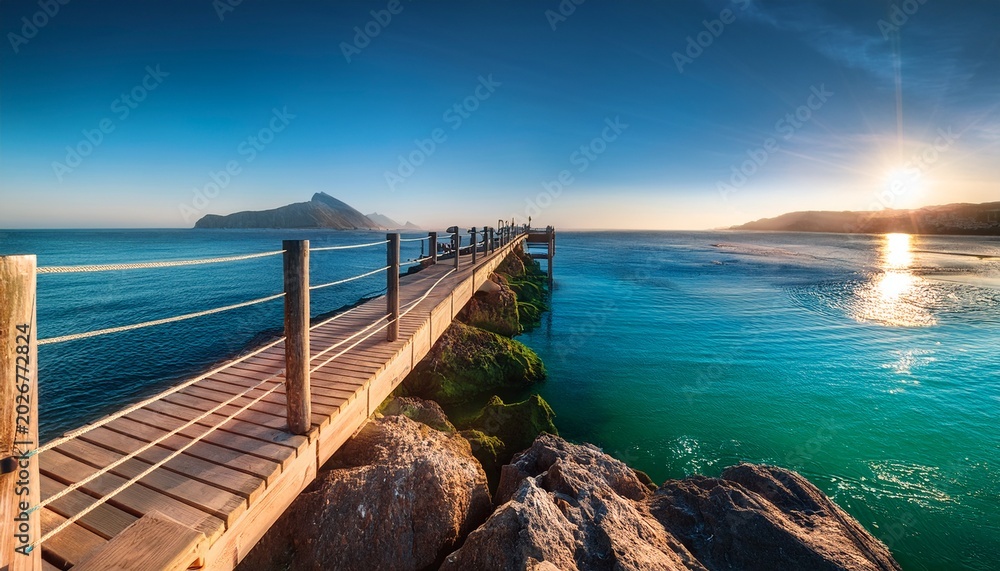 Fototapeta premium Piers In Play Larga