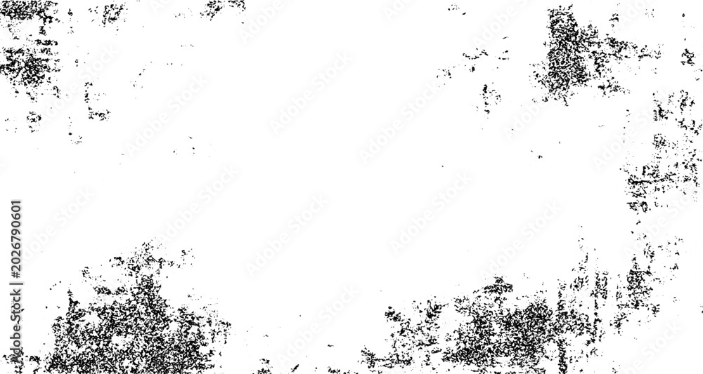 Fototapeta premium Black and White Grunge Dust Texture with Dirty Speckles, Distress Overlay and Urban Abstract Background Design.