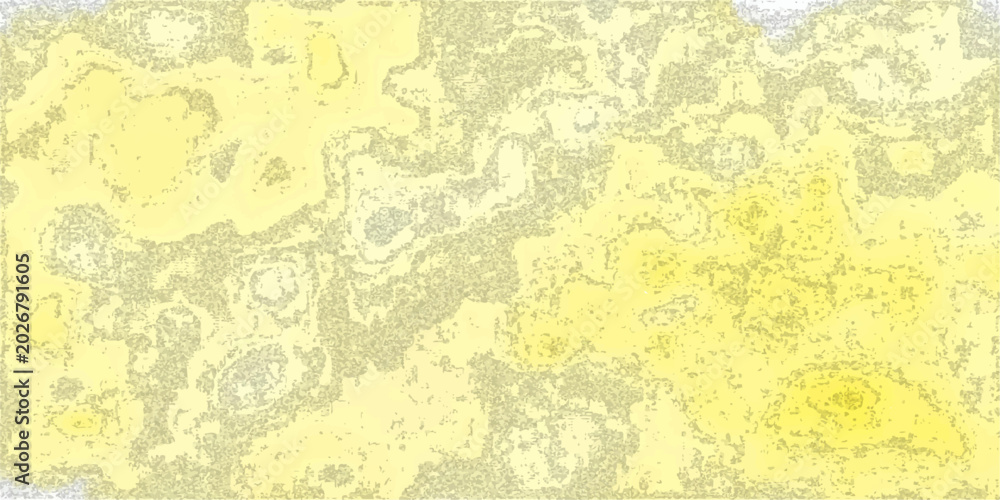 Fototapeta premium Old yellow grunge wall texture featuring a vintage world map illustration with an antique, aged paper pattern design