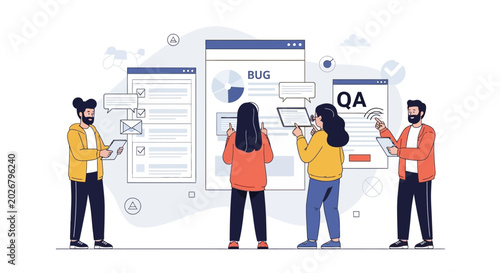 Team Collaboration for Software Debugging and QA Testing