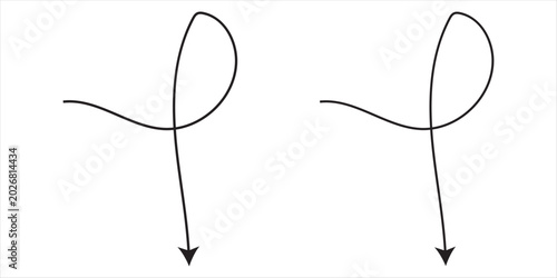 Arrow icon set, arrow icon vector . Black long up arrow icon vector . arrow pointing upward