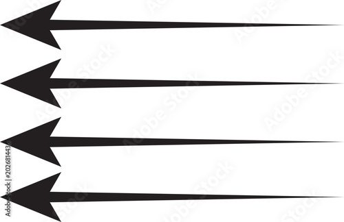 Arrow icon set, arrow icon vector . Black long up arrow icon vector . arrow pointing upward