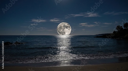 sailboat at night