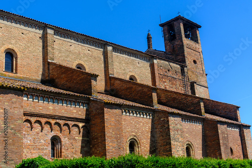 Historic basilica of XII Apostoli at Lodi Vecchio, Lodi province, Italy