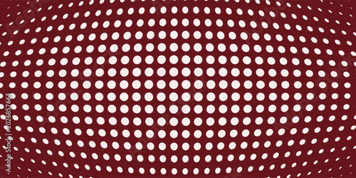 Konstfotografi Close-up of red vine colored silk fabric with white polka dots, softly draped to create an abstract background
