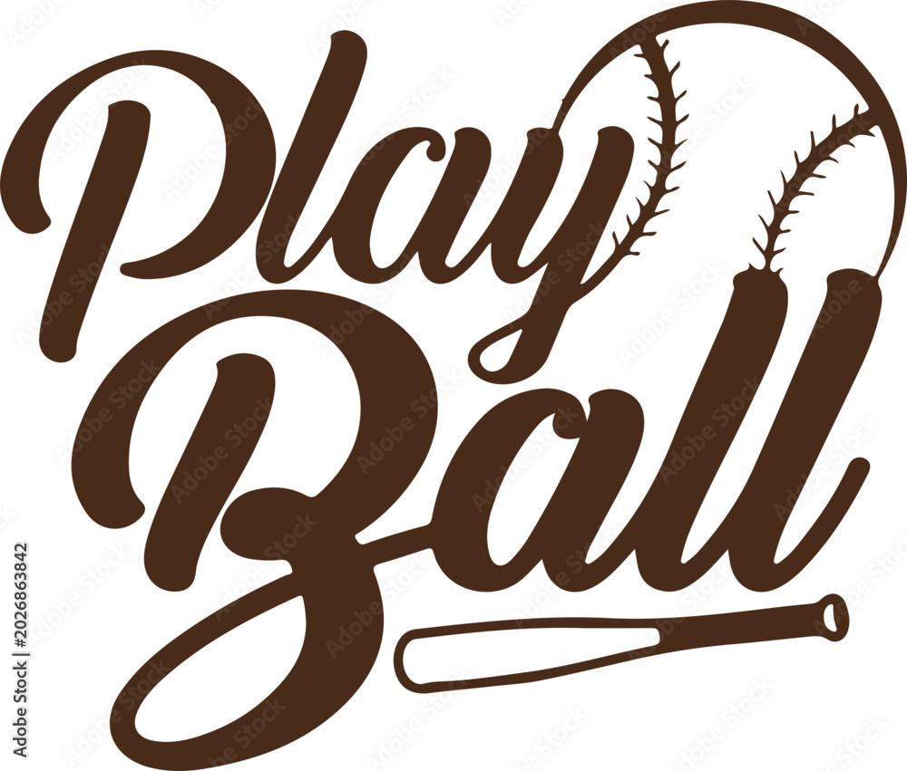Fototapeta premium Play Ball SVG, Sport, Ball svg, fans