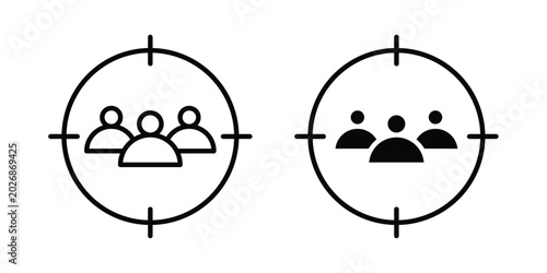 Fotografía Focus group icon