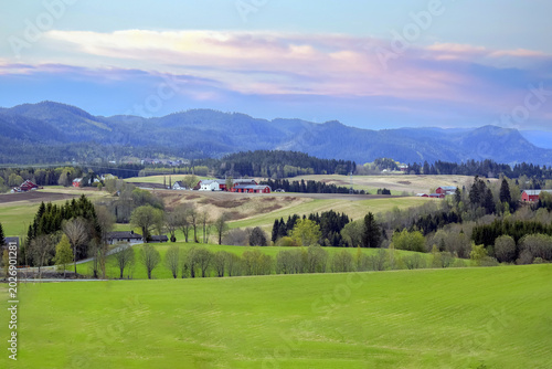 Agricultural area Bratsberg near  Trondheim