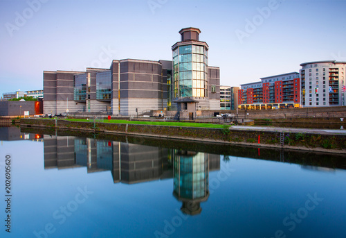 Obraz na plátne The Royal armouries museum at Clarence Dock in Leeds Yorkshire
