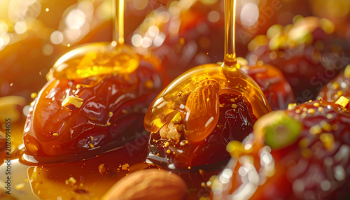 Gourmet dates with golden syrup