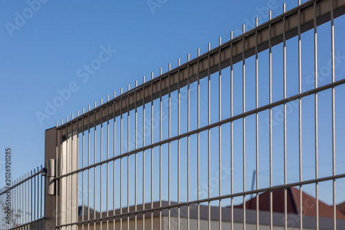 Foto Security infrastructure and urban protection concept