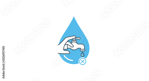 A hand stopping a water droplet.