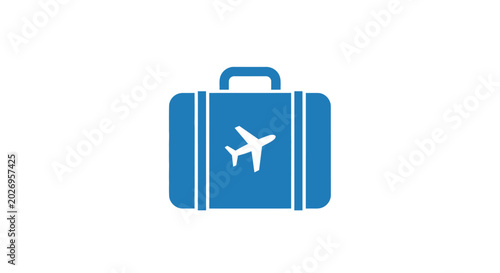 Travel and transportation icon luggage.