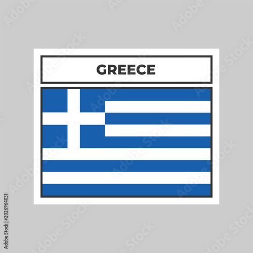 National Flag of Greece Illustration Design