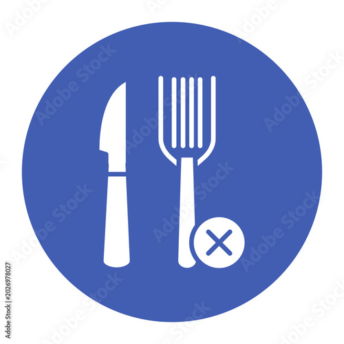 Bild auf Leinwand Fasting Icon