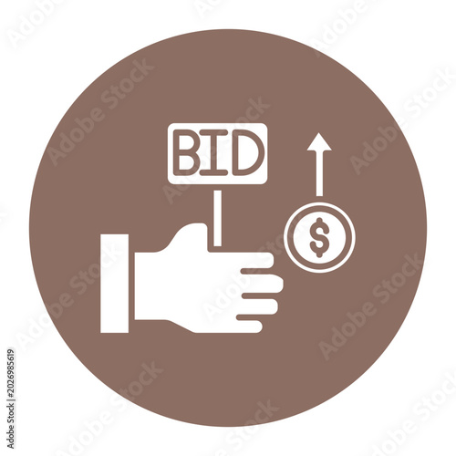 Foto Bid Increment Icon