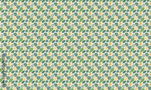 seamless pattern with flowers