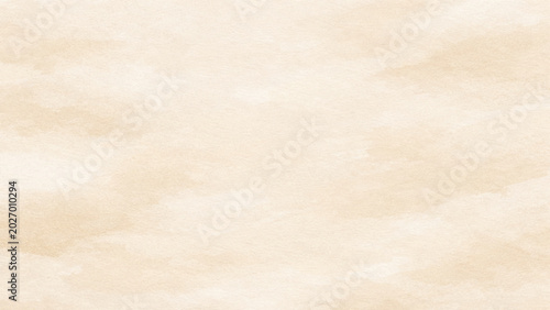 Watercolor paper texture with beige and cream tones