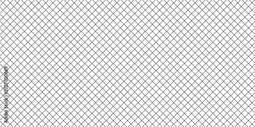 Seamless net pattern with wire mesh and grid texture. Abstract design for soccer, fishing, and sports goals in black and white