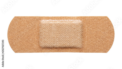 Photos Adhesive bandage medical plaster for first aid png isolated on transparent background flexible woven bandage