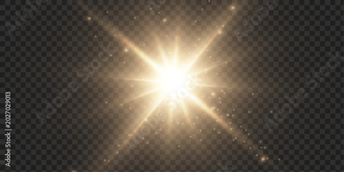 Obraz na płótnie Bright beautiful star