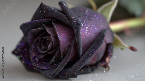 rose toute pailleté